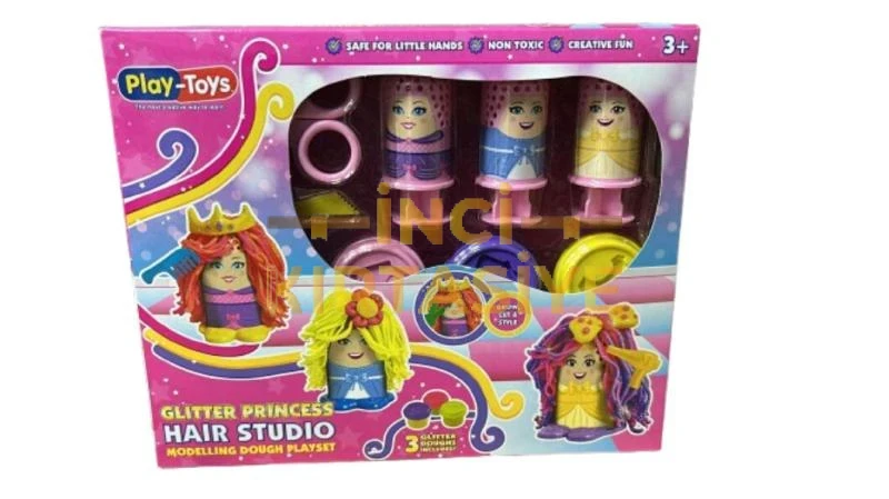 PLAY TOYS GLİTTER PRİNCESS HAİR STUDİO