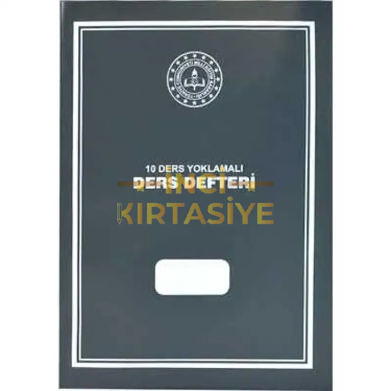 10 DERS YOKLAMALI DERS DEFTERİ