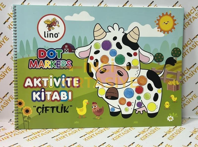 LİNO DOT MARKERS AKTİVİTE KİTABI ÇİFTLİK