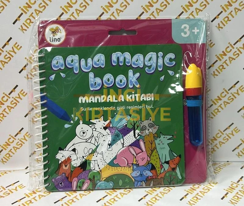 LİNO AQUA MAGİC BOOK MANDALA SİHİRLİ BOYAMA KİTABI
