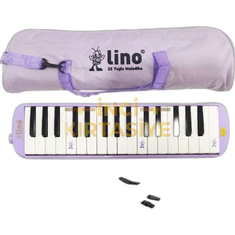 LİNO MELODİKA 32 TUŞLU BEZ ÇANTA PASTEL MOR