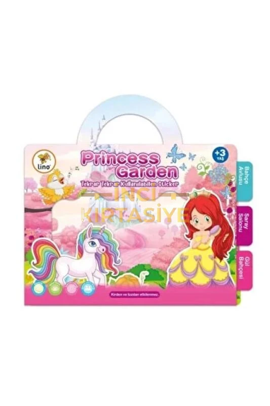 LİNO TEKRAR TEKRAR KULLANILABİLEN STICKER PRINCESS GARDEN