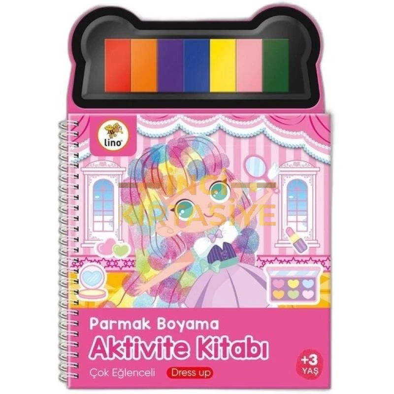 LİNO PARMAK BOYAMA AKTİVİTE KİTABI DRESS UP