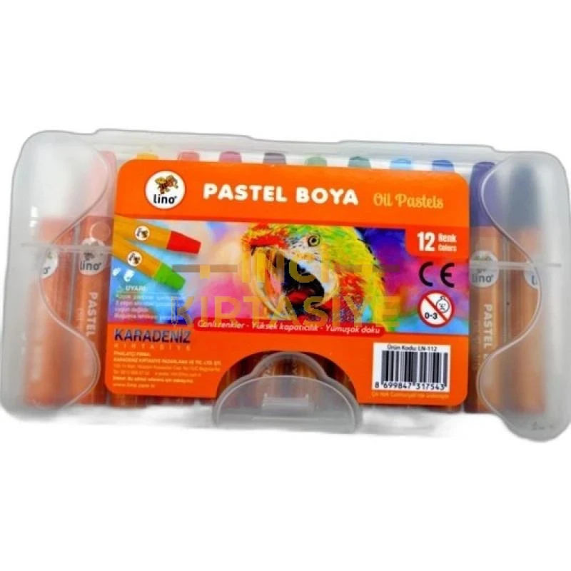 LİNO YAĞLI PASTEL BOYA 12Lİ