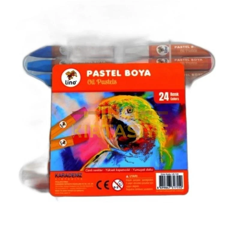 LİNO YAĞLI PASTEL BOYA 24LÜ