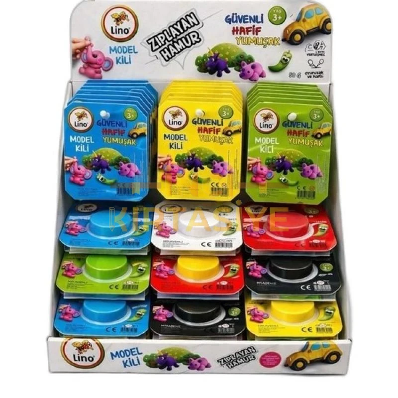 LİNO MODEL KİLİ/ZIPLAYAN OYUN HAMURU 30GR