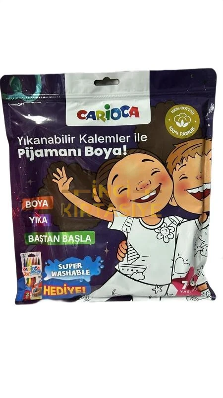 CARİOCA BOYANABİLİR PİJAMA - YIKANABİLİR KALEMLER İLE PİJAMANI BOYA 7-8 YAŞ