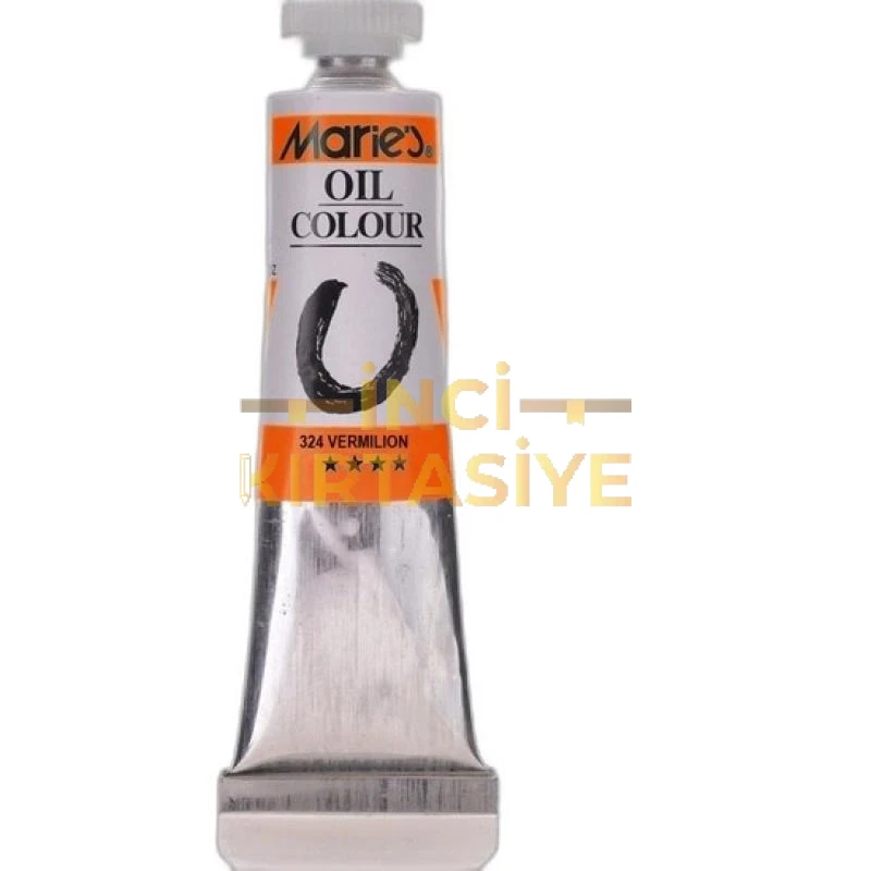 MARİES 50ML NO:324 YAĞLI BOYA VERMILION/TURUNCU