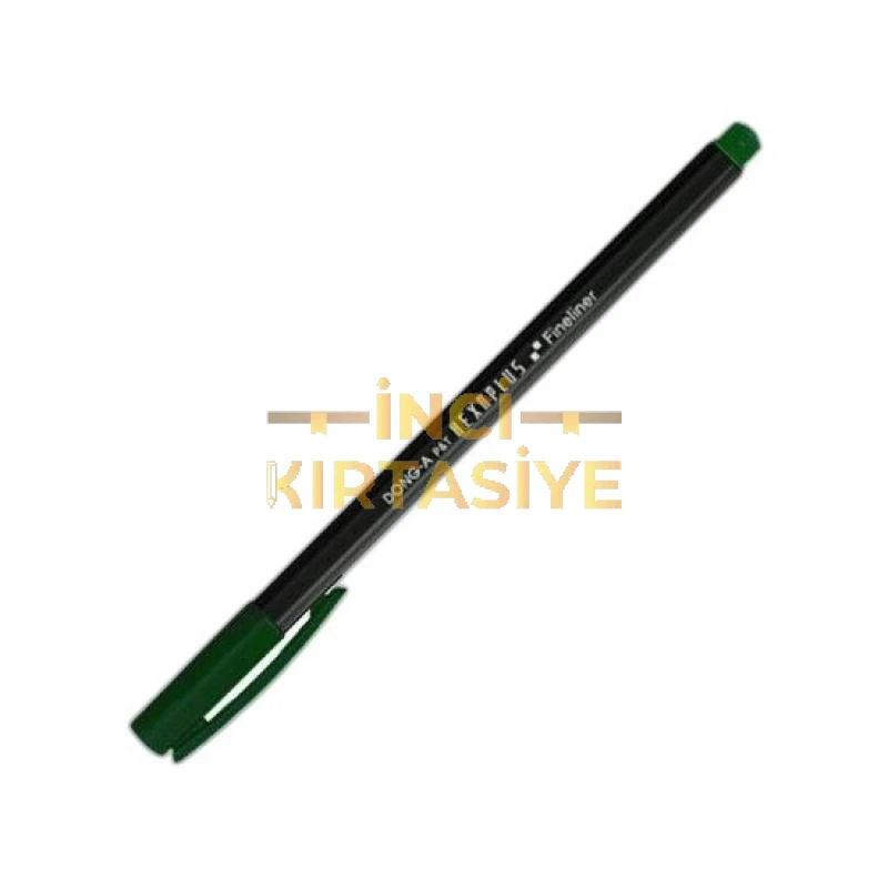 DONG-A HEXAPLUS FINELINER NO.35 KOYU YEŞİL FIBER UCLU K.ALEM