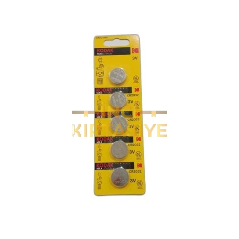 KODAK.KCR2032-5.ULTRA LİTYUM PARA PİL.5'Lİ.(30411579)