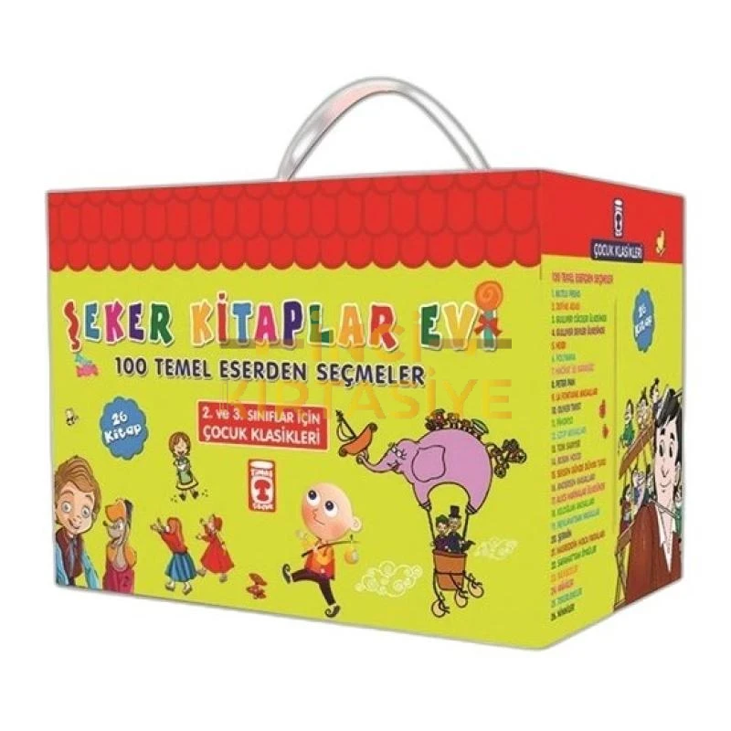 ŞEKER KITAPLAR EVI 100 TEMEL ESERDEN SEÇMELER SET (26 KITAP)