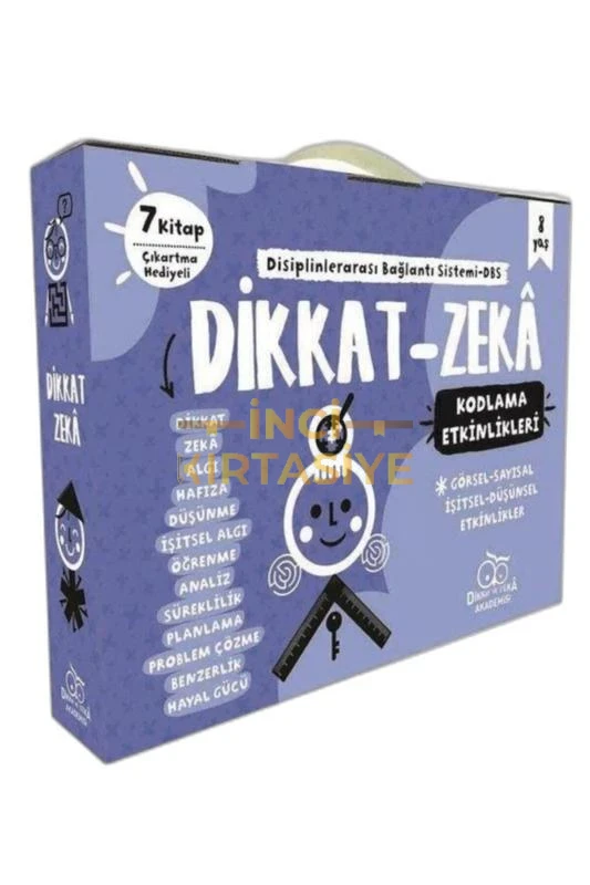 DIKKAT - ZEKA 2. SINIF SETI - 8 YAŞ  (7 KITAP)