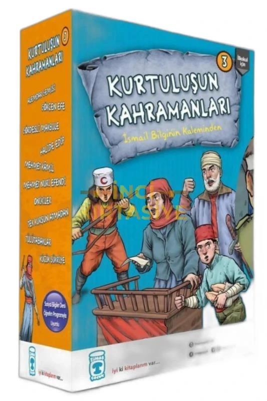 KURTULUŞUN KAHRAMANLARI 3 SET (10 KITAP)