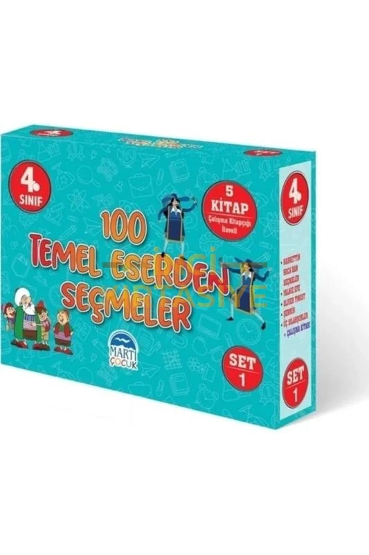 4. SINIF 100 TEMEL ESERDEN SEÇMELER / SET 1 ( TURKUAZ )