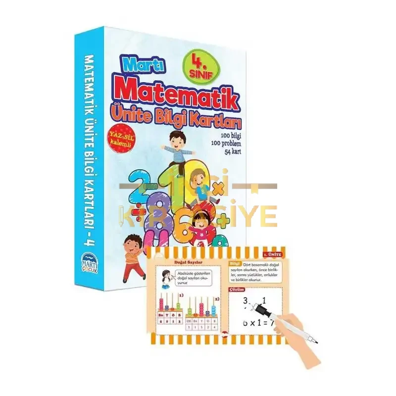MARTI MATEMATİK ÜNİTE BİLGİ KARTLARI 4.SINIF