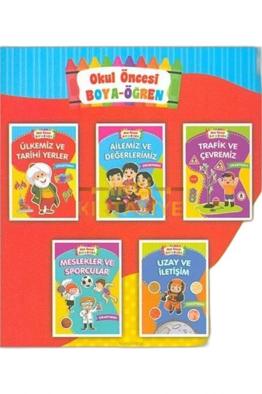 OKUL ÖNCESİ BOYA-ÖĞREN  ÇIKARTMALI