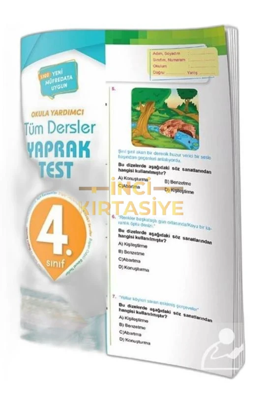 TÜM DERSLER YAPRAK TEST 4.SINIF /4 ELEMENT