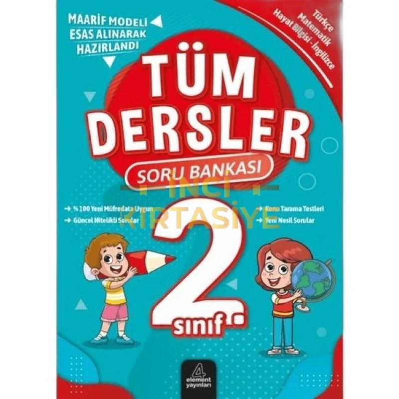 4 ELEMENT YAYINLARI TÜM DERSLER SORU BANKASI 2. SINIF