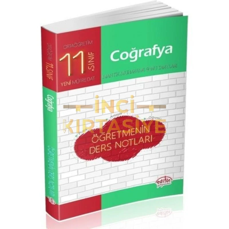 EDİTÖR 11. SINIF COĞRAFYA ÖĞRETMENİN DERS NOTLARI