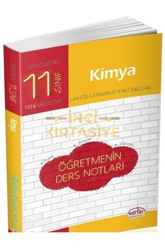 EDEİTÖR 11. SINIF KİMYA ÖĞRETMENİN DERS NOTLARI