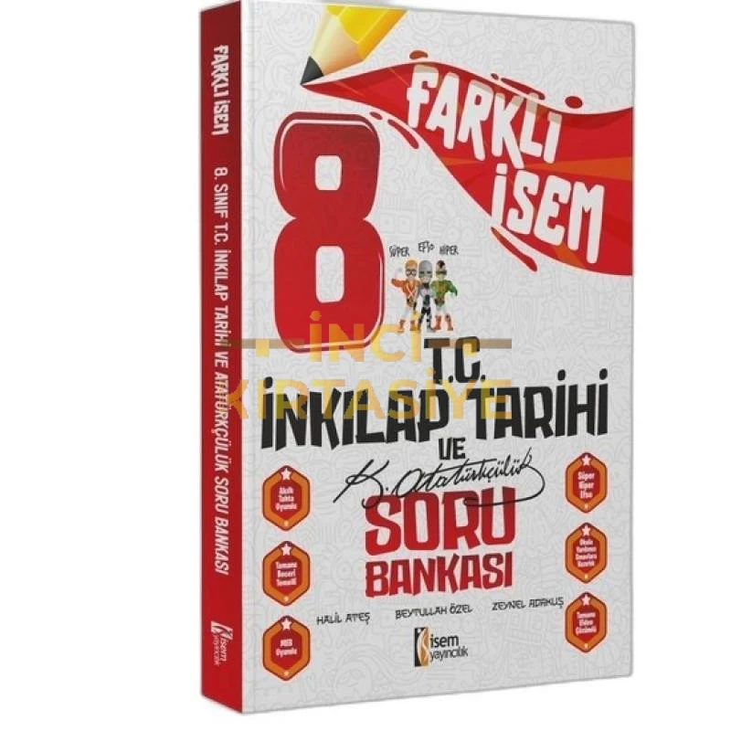 İSEM 8. SINIF İNKILAP VE ATATÜRKÇÜLÜK SORU BANKASI