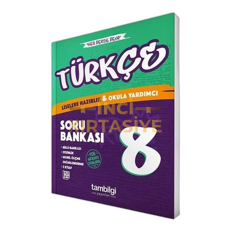 TAMBİLGİ YAYINLARI 8. SINIF TÜRKÇE SORU BANKASI