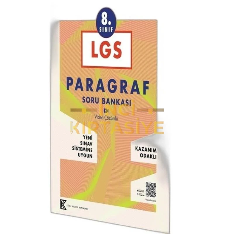 8.SINIF LGS PARAGRAF SORU BANKASI KITAP VADISIİNDIRIM