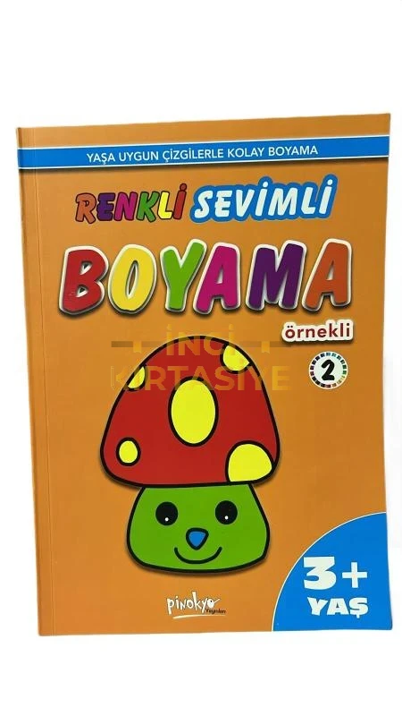 RENKLİ SEVİMLİ BOYAMA 3+ YAŞ