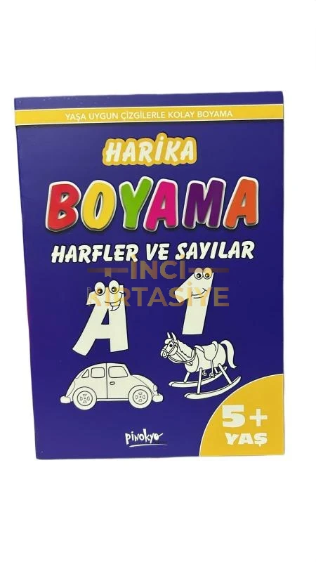 HARİKA BOYAMA HARFLER VE SAYILAR 5+ YAŞ
