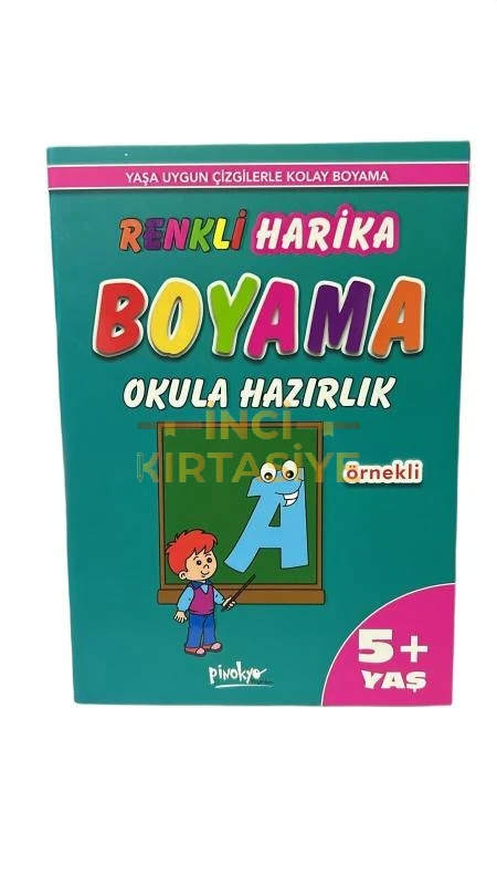 RENKLİ HARİKA BOYAMA OKULA HAZIRLIK 5+ YAŞ