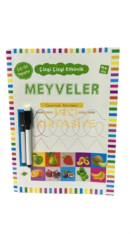 ÇİZGİ ÇİZGİ ETKİNLİK MEYVELER