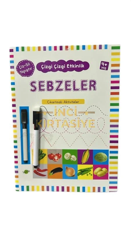 ÇİZGİ ÇİZGİ ETKİNLİK SEBZELER