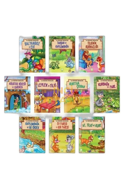 LA FONTAINE MASALLARI 1VE2.SINIF_K.BOY (10 KITAP)