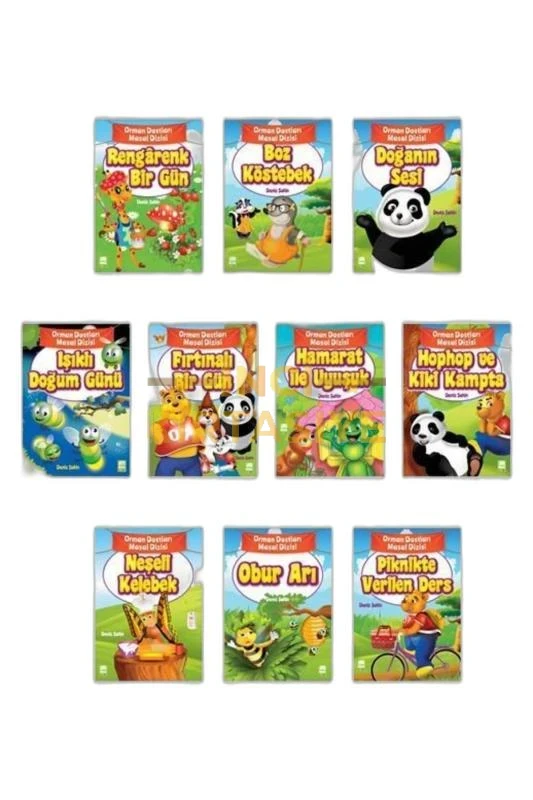 ORMAN DOSTLARI MASAL DİZİSİ 10 KİT/EMAÇOCUK