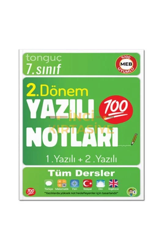 TONGUÇ 7. SINIF YAZILI NOTLARI 2. DÖNEM 1 VE 2. YAZILI