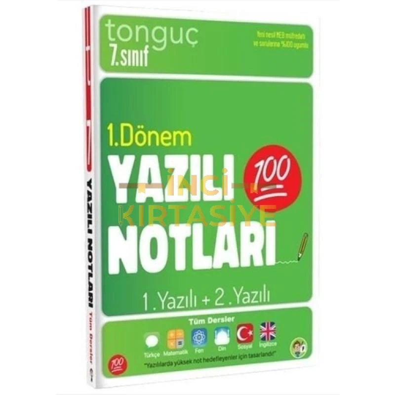 7. SINIF YAZILI NOTLARI 1. DÖNEM 1 VE 2. YAZILI