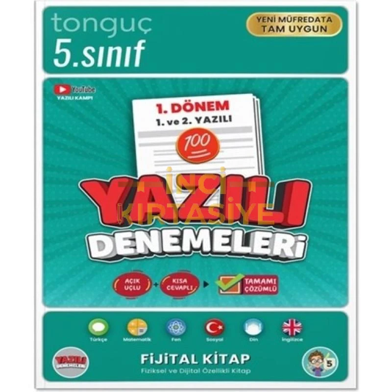 5. SINIF YAZILI DENEMELERI 1. DÖNEM 1 VE 2. YAZILI