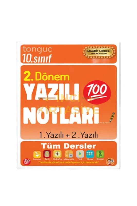 TONGUÇ 10. SINIF YAZILI NOTLARI 2. DÖNEM 1 VE 2. YAZILI