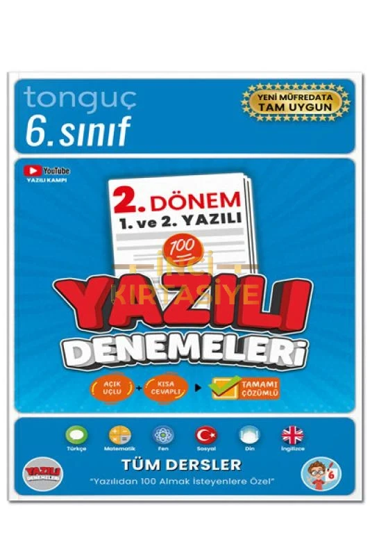 TONGUÇ 6. SINIF YAZILI DENEMELERİ 2. DÖNEM 1 VE 2. YAZILI