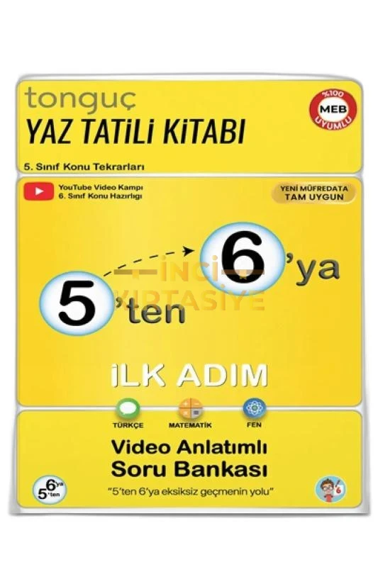 5TEN 6YA İLK ADIM YAZ TATİLİ KİTABI
