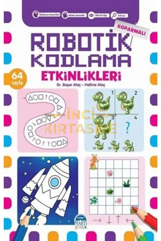 MARTI-ROBOTIK KODLAMA-KOPARMALI-64 SAYFA(KIRMIZI)