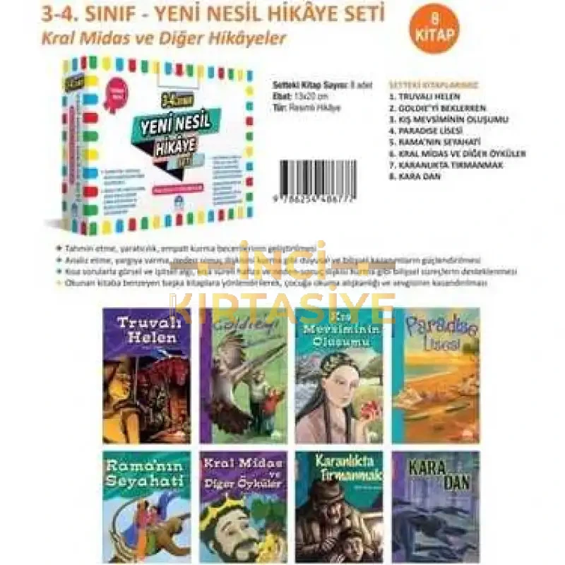 MARTI 3-4.SINIF YENİ NESİL HİKAYE SETİ KIRMIZI