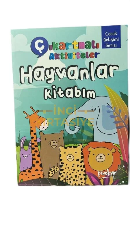 ÇIKARTMALI AKTİVİTELER HAYVANLAR KİTABIM