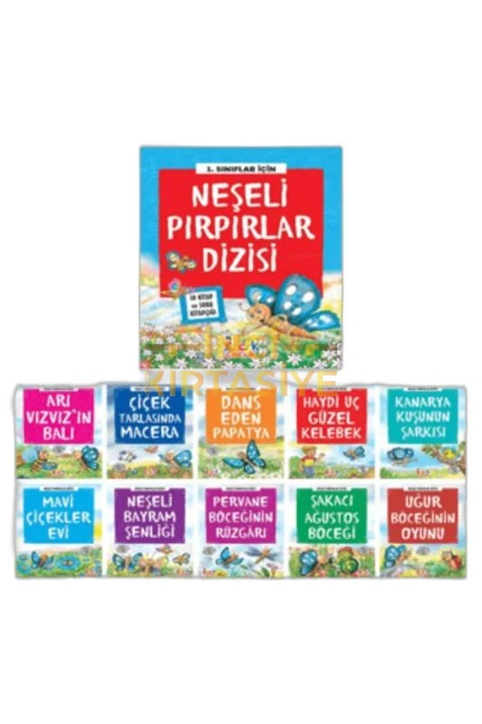 NEŞELİ PIRPIRLAR DİZİSİ 1.SINIF 10KİTAP