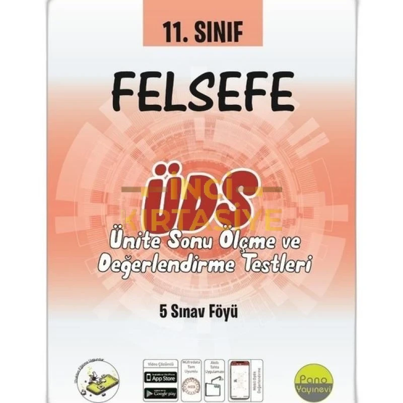 PANO 11. SINIF FELSEFE ÜNITE DEĞERLENDIRME SINAVI (5 SINAV)