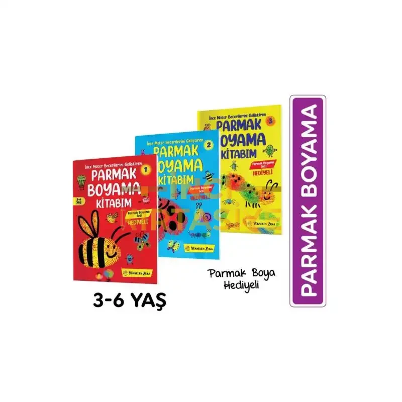 PARMAK BOYAMA KİTABIM 3-6 YAŞ SET