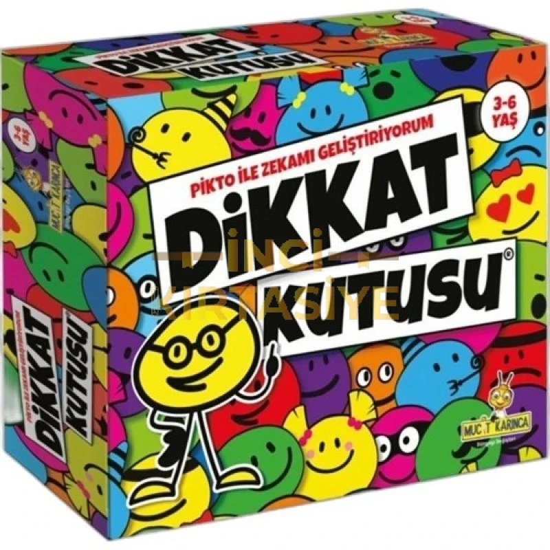 PİKTO İLE ZEKAMI GELİŞTİRİYORUM 3-6 YAŞ DİKKAT KUTUSU