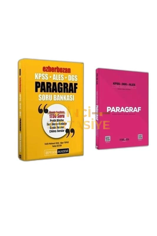 MARKA KPSS-DGS-ALES PARAGRAF SORU BANKASI