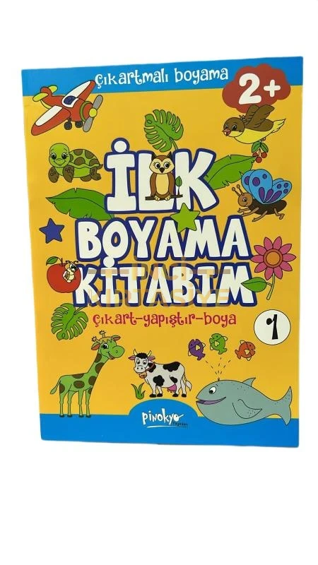 İLK BOYAMA KİTABIM + STİCKER 2+ YAŞ