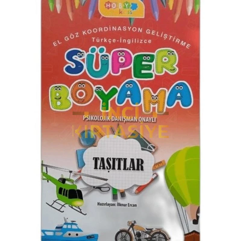 HOBY KİDSS SÜPER BOYAMA-TAŞITLAR